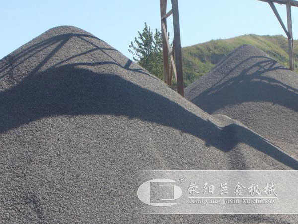 機制砂生產(chǎn)現(xiàn)場